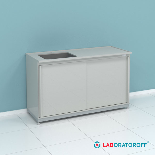 Мойка лабораторная ПП.МЛП.150.60.90 с корпусом и раковиной из полипропилена
